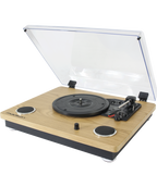 Madison Turntable with 2 Built-in Bluetooth Speakers and USB/SD Recording Function