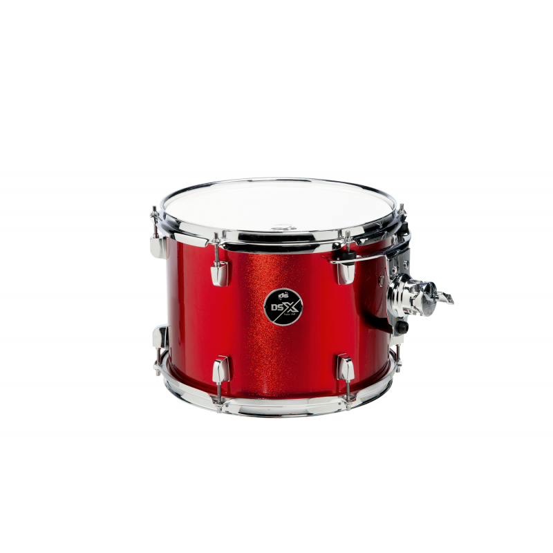 Dsdrum Dsx Stage Kit Red DSX2051 con Set Pelli Transparent Hw e Piatti Inclusi