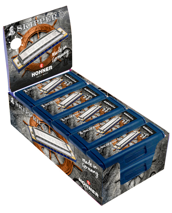 Hohner Skipper harp display 10 pcs
