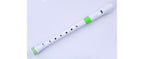 Nuvo italia Soprano recorder-diteggiatura tedesca (bianco/verde)