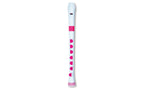 Nuvo italia Recorder+ -diteggiatura tedesca (bianco/rosa)