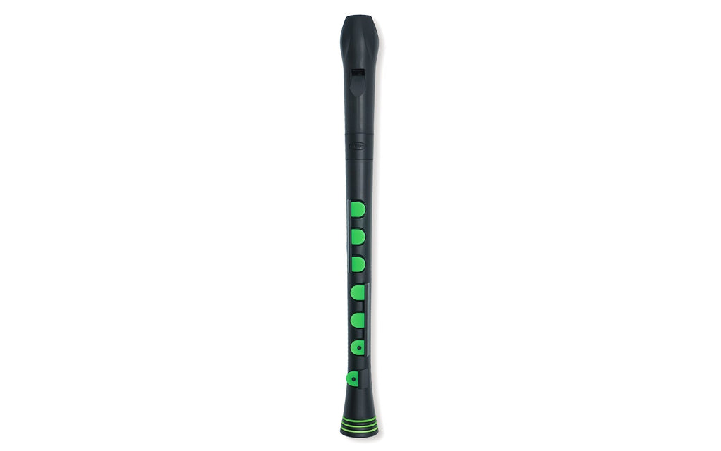Nuvo italia Recorder+ -diteggiatura tedesca (nero/verde)