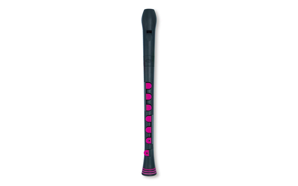 Nuvo italia Recorder+ -diteggiatura tedesca (nero/rosa)