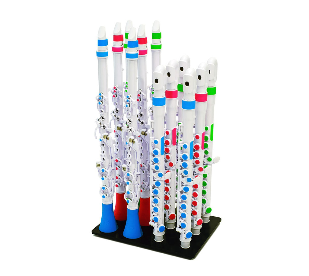 Nuvo italia Rack da tavolo per le scuole - 12 strumenti (clarinéo, jflute)