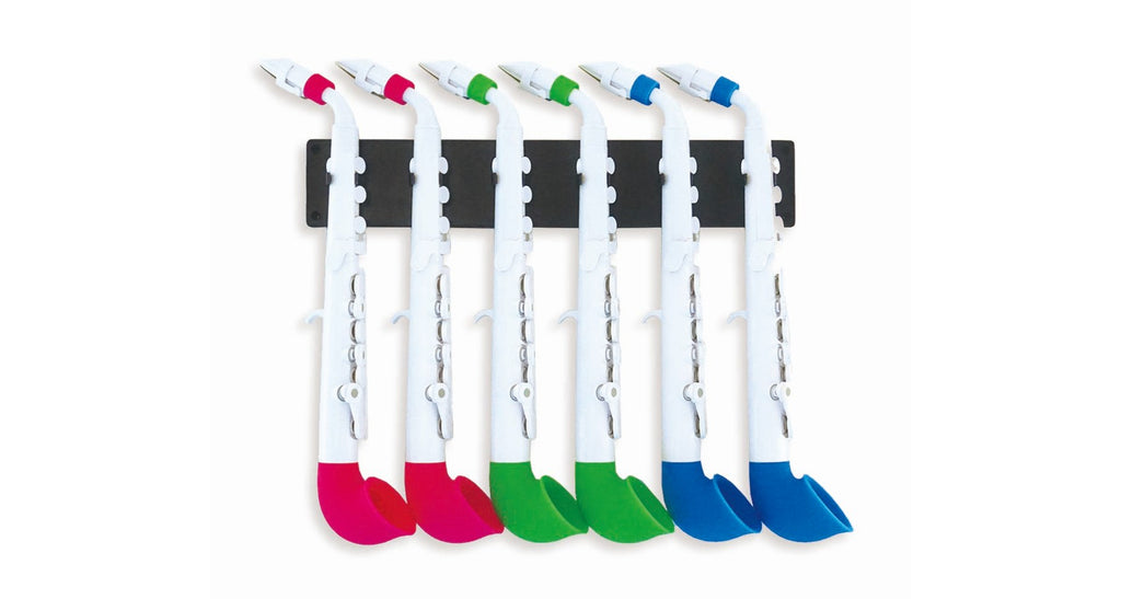 Nuvo italia Rack da muro per le scuole - 6 strumenti (jsax, jflute, clarinéo)