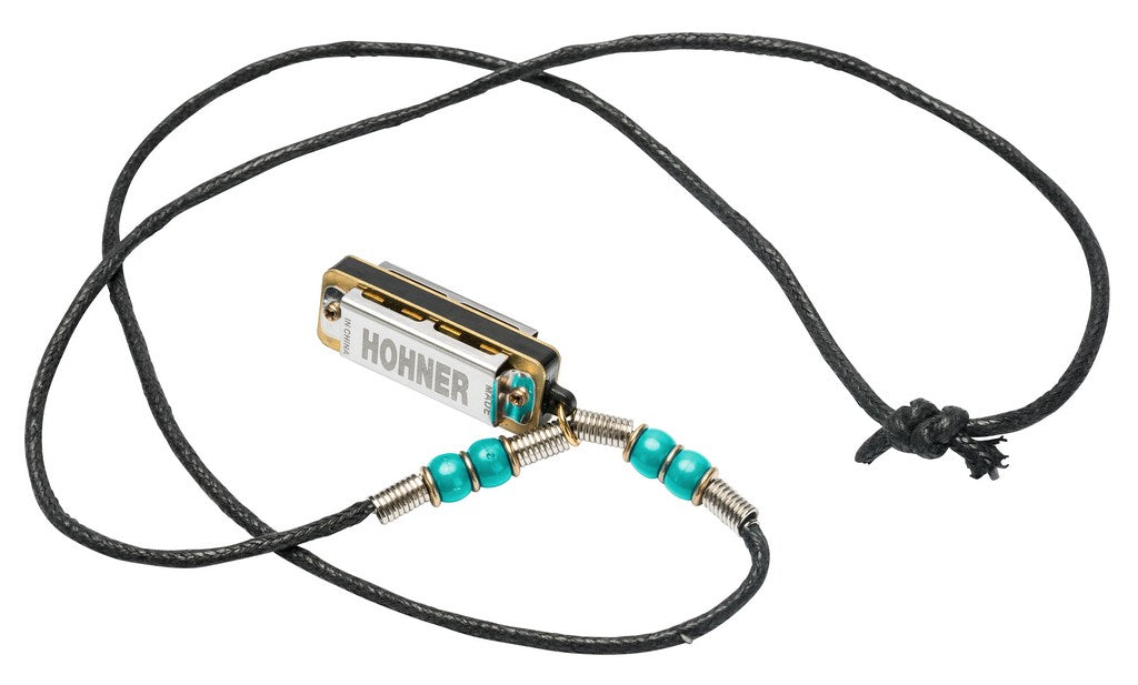 Hohner Mini harp necklace light blue