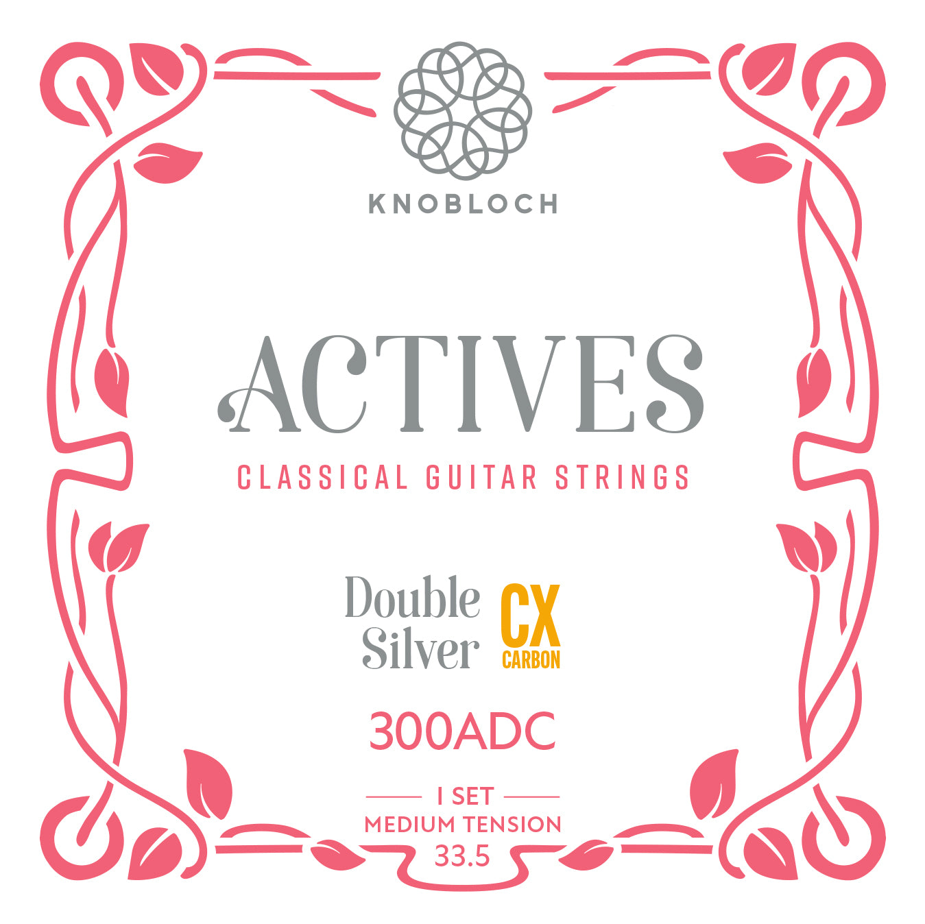 Knobloch Actives Double Silver CX Mediun 300ADC Muta Chitarra Classica