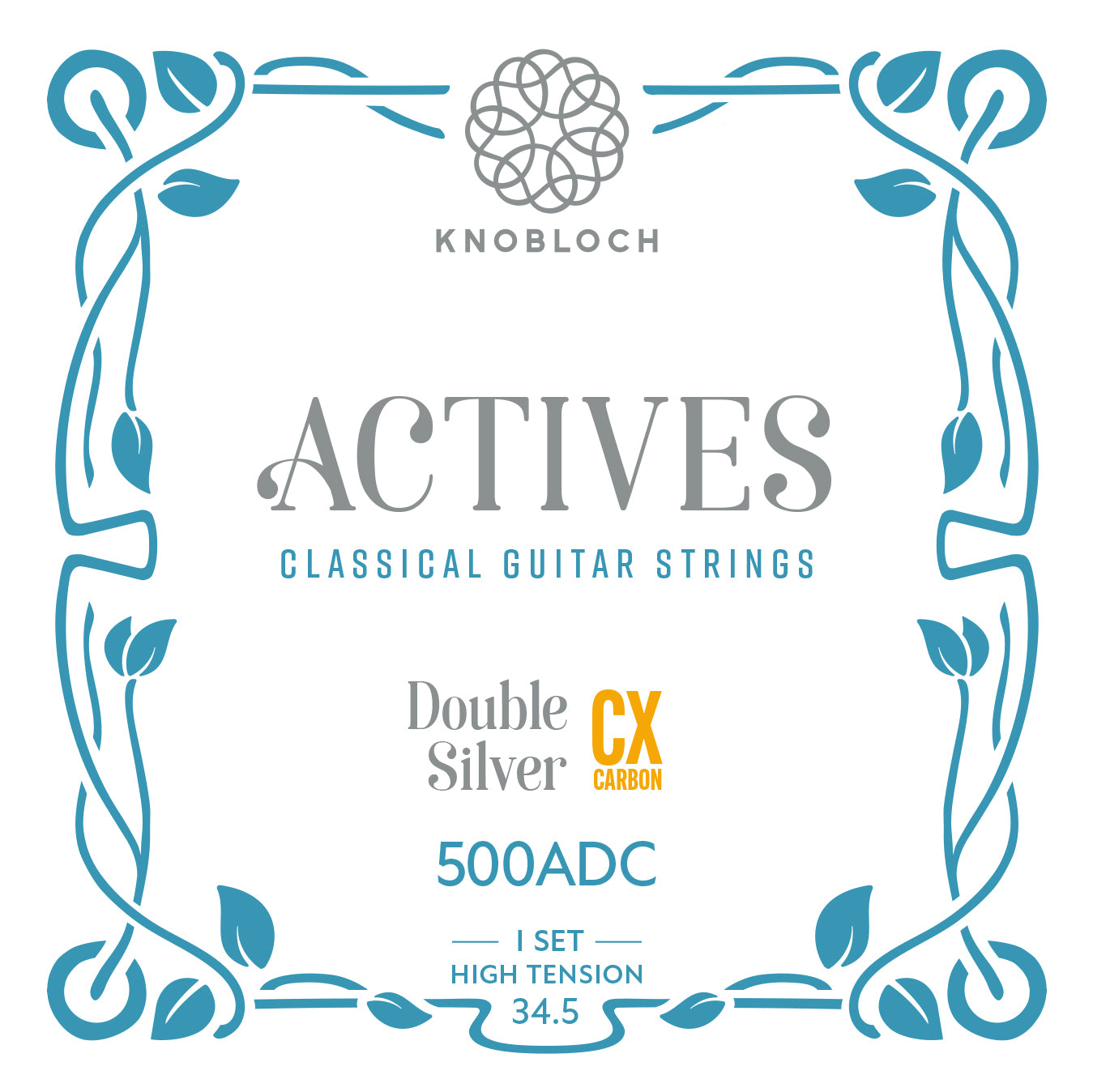 Knobloch Actives Double Silver CX Hi Tension 500ADC Muta Chitarra Classica
