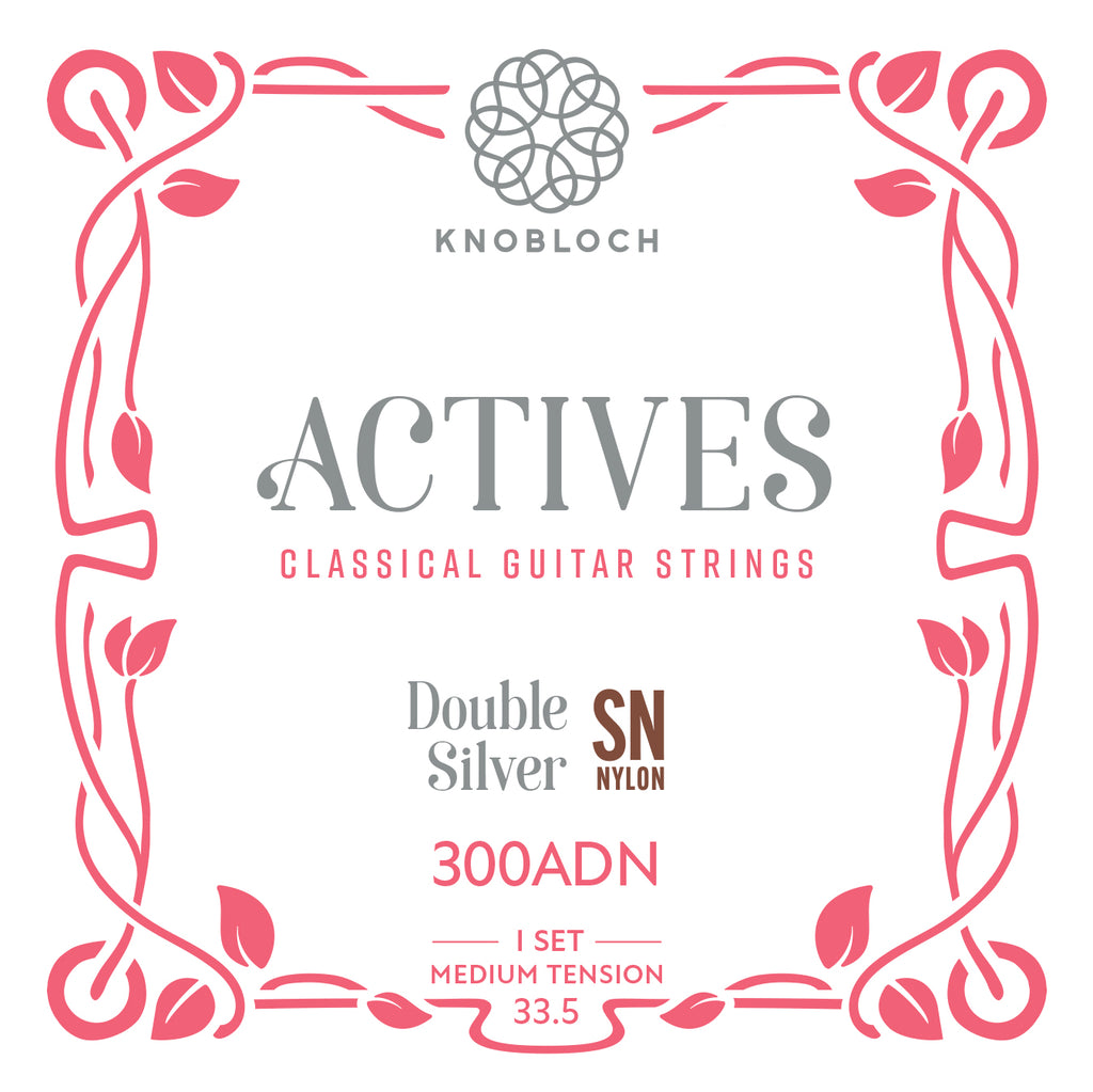 Knobloch Actives Double Silver SN Medium 300ADN Classical Guitar Strings