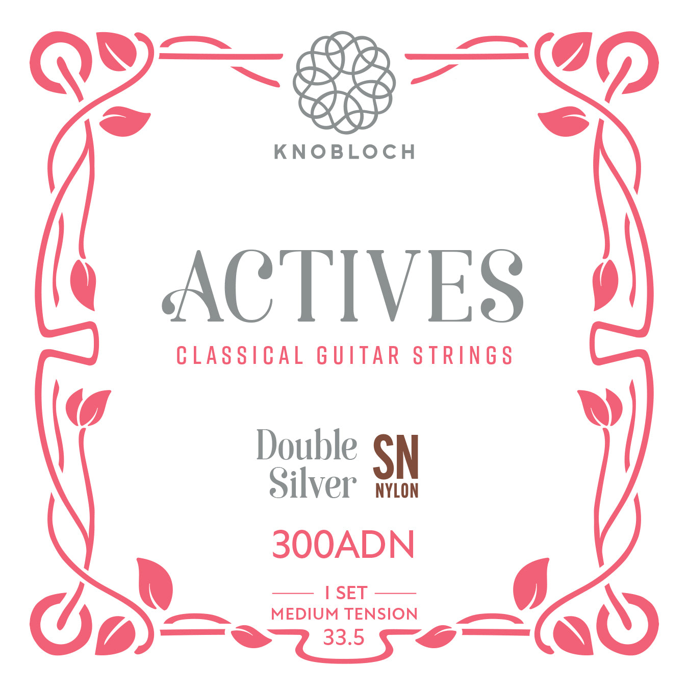 Knobloch Actives Double Silver SN Mediun 300ADN Muta Chitarra Classica