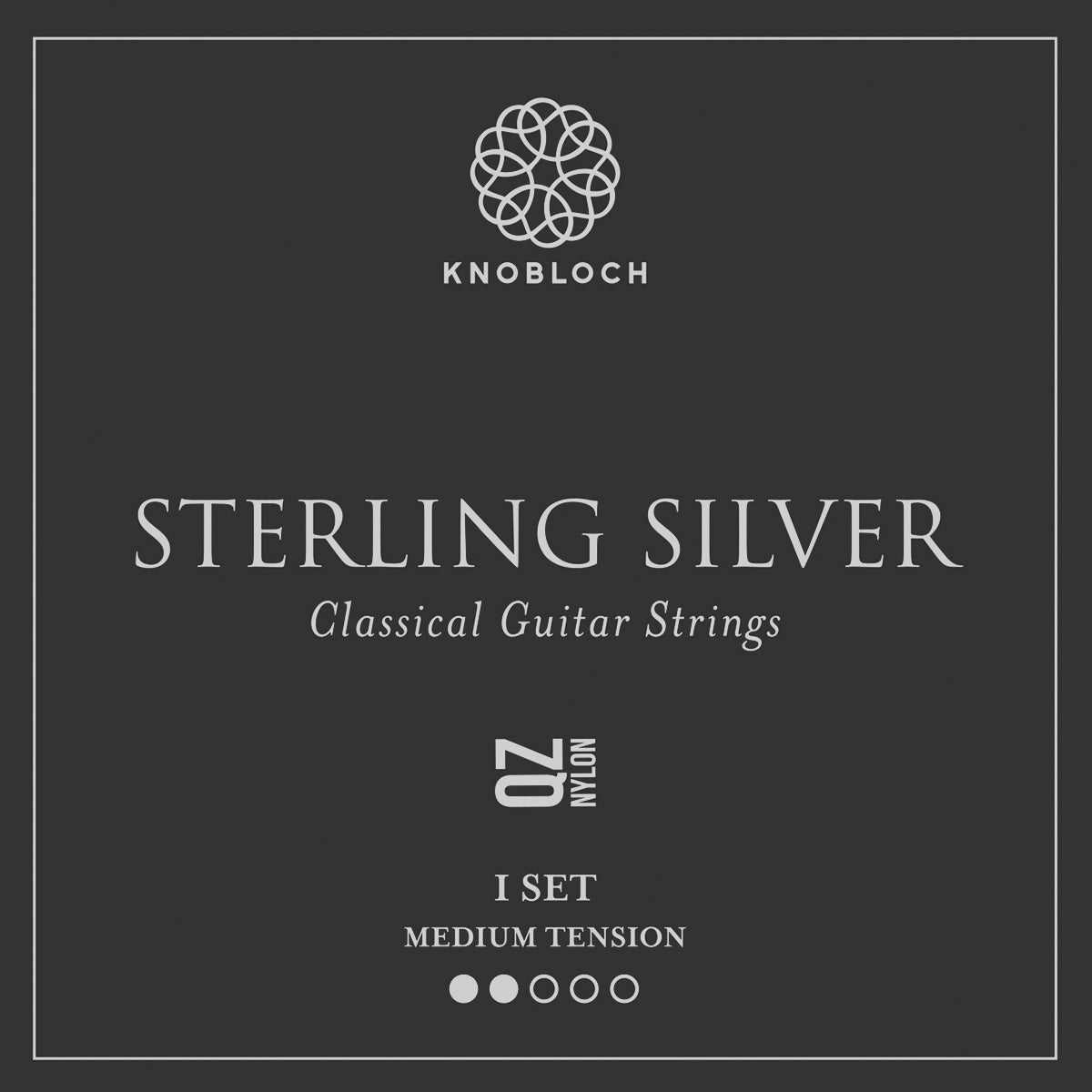 Knobloch Sterling Silver QZ Mediun 300SQ Muta Chitarra Classica