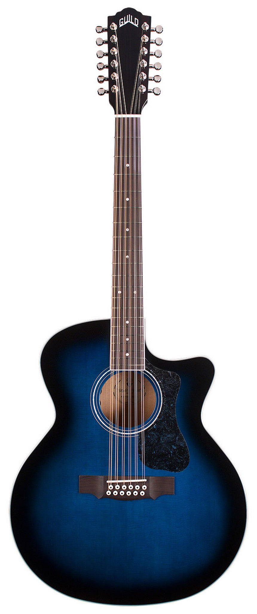 Guild italia F-2512ce deluxe maple 12-string dark blue burst