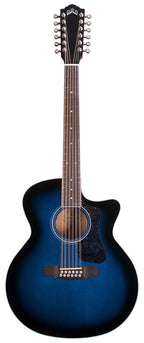Guild italia F-2512ce deluxe maple 12-string dark blue burst