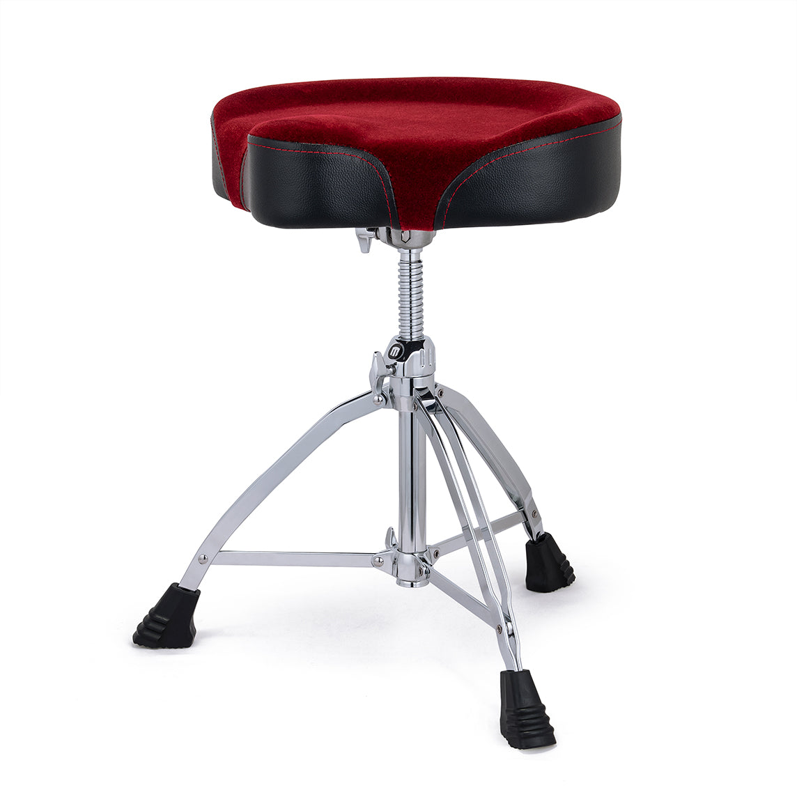 Mapex it T865ser seggiolino a sella con seduta in tessuto rosso serie 800