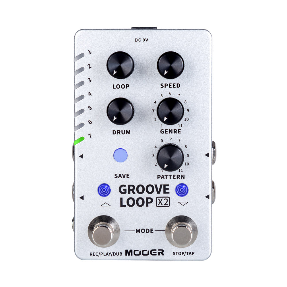 Mooer Groove loop x2 looper y drum machine