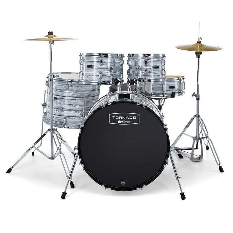 Mapex TND5044TCFI Tornado Studio 5-piece Drum Kit White Marblewood