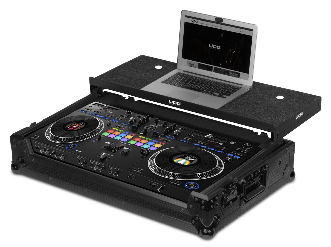 Udg gear U91077bl udg ultimate flight case pioneer ddj-rev7 blk plus (l&w)