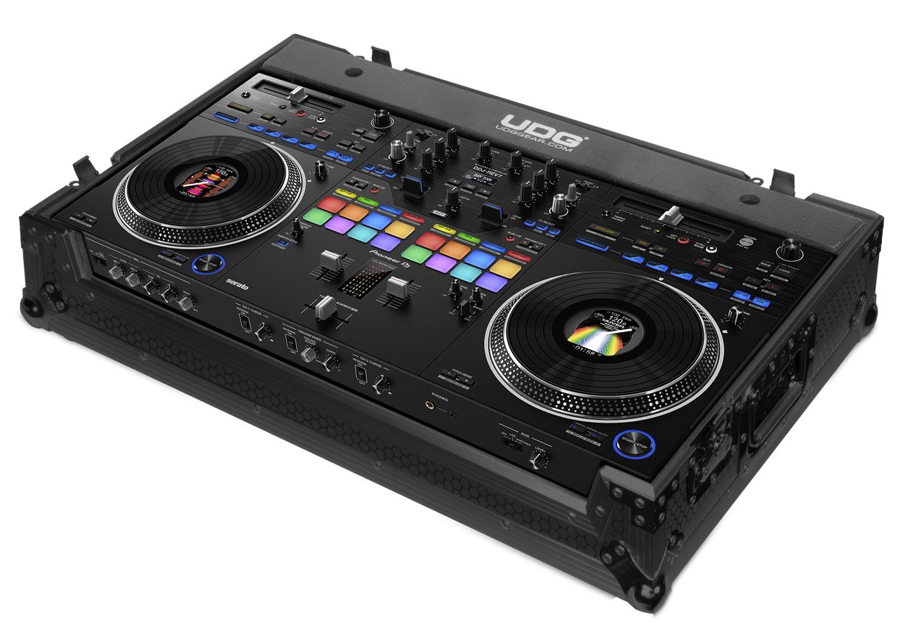Udg gear U91078bl udg ultimate flight case pioneer ddj-rev7 blk plus (w)