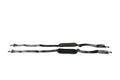 Bam italia 9008 coppia di tracolle ganci in nylon  - black