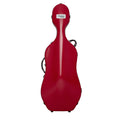 Bam italia 1001swrg custodia classic per violoncello - ruote - pomegranate red