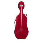 Bam italia 1001swrg custodia classic per violoncello - ruote - pomegranate red