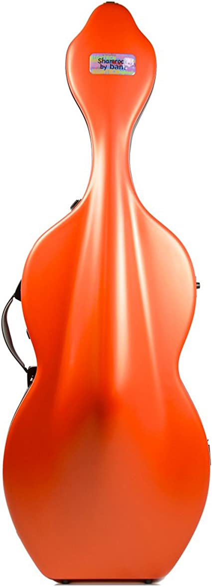 Bam italia 1003xlorg custodia shamrock hightech per violoncello - orangey