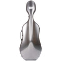 Bam italia 1004xlsc custodia hightech compact per violoncello - silver carbon