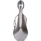 Bam italia 1004xlsc custodia hightech compact per violoncello - silver carbon