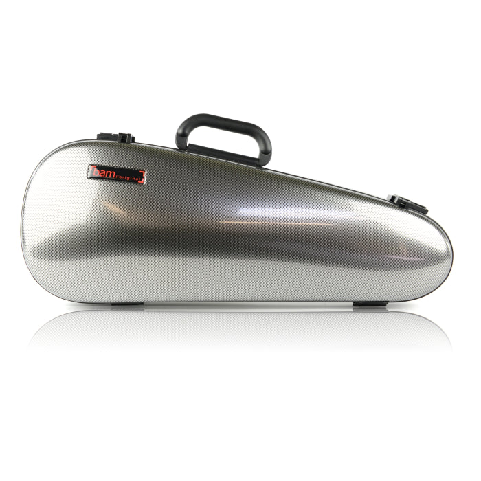 Bam italia 2003xlsc custodia hightech cabin per violino - silver carbon