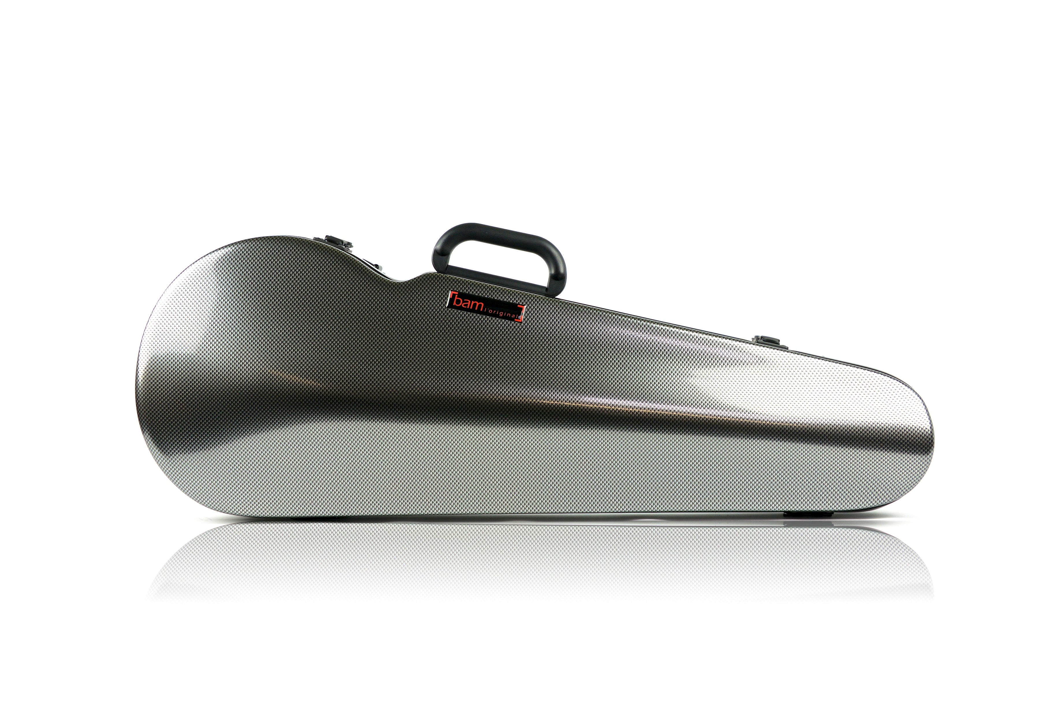 Bam italia 2200xlsc custodia hightech contoured per viola - silver carbon