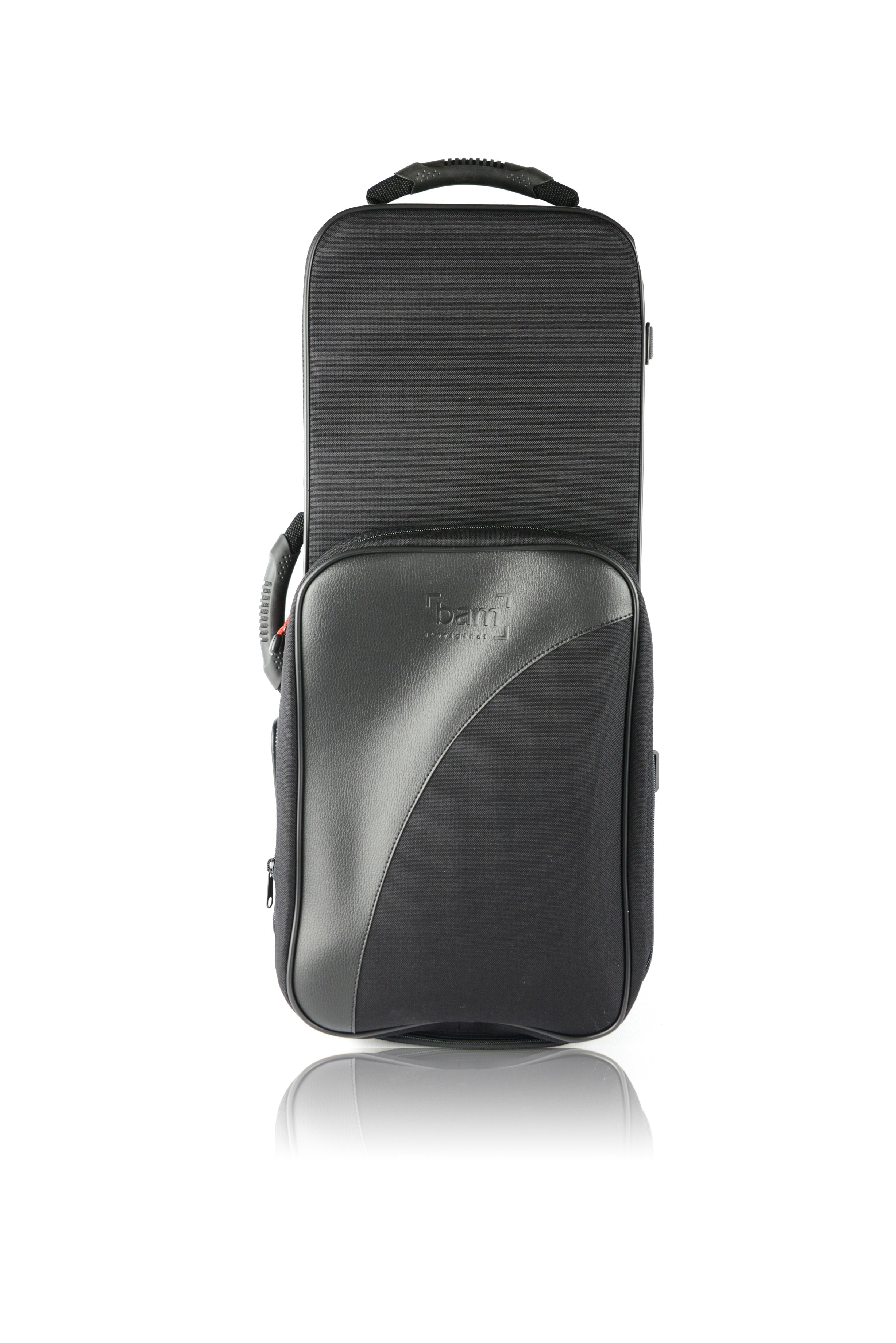 Bam italia 3025sn custodia trekking per clarinetto basso discendente al mib - black