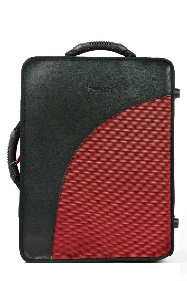Bam italia 3028sdh custodia trekking per 2 clarinetti (sib la) - sistema tedesco - red