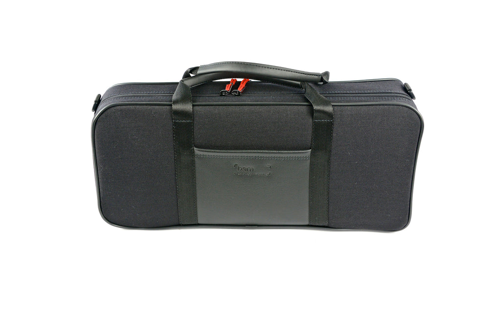 Bam Italia 3128s Classic Case for 2 Clarinets (Bb/A) - Black