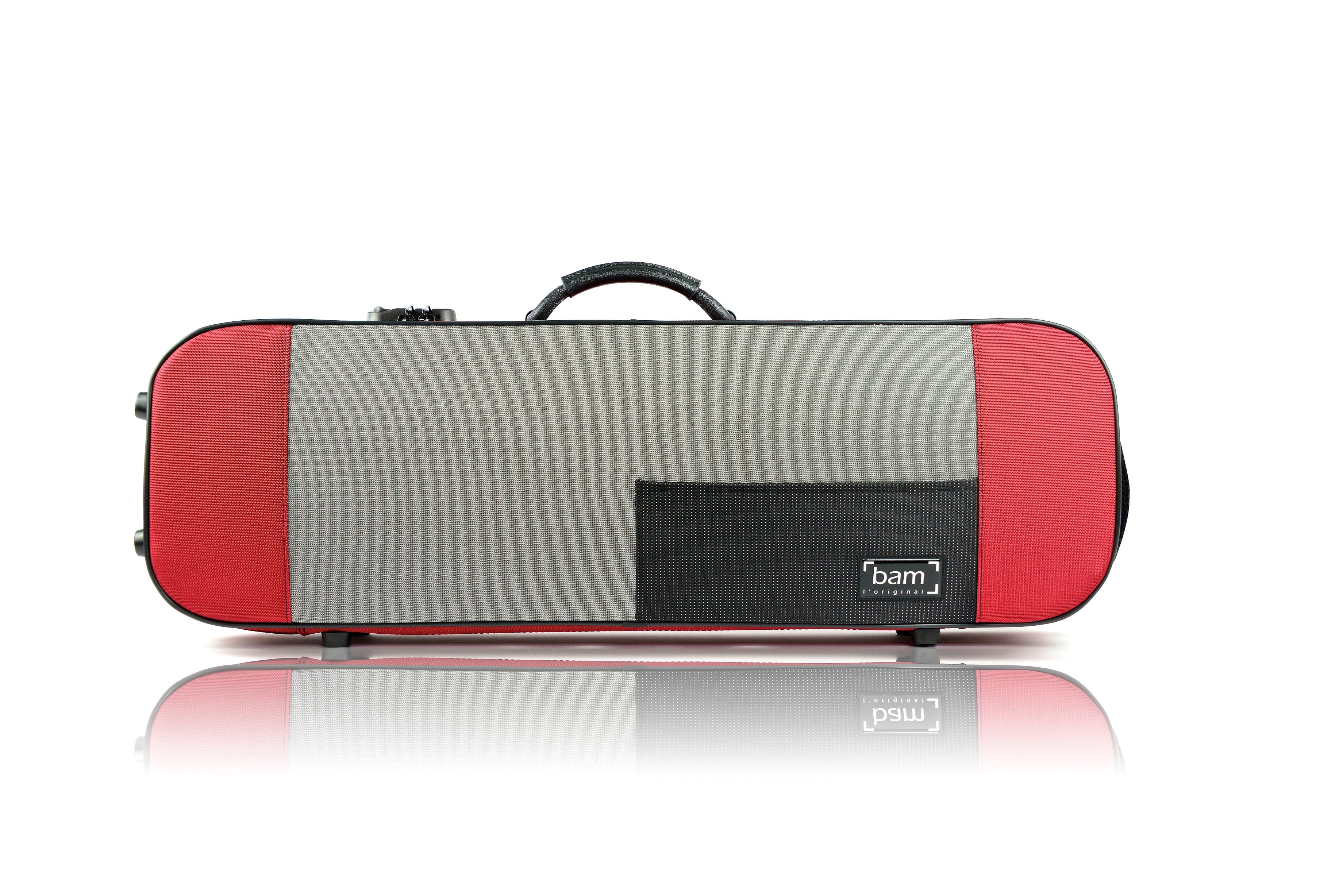 Bam italia 5001sr custodia stylus per violino - red