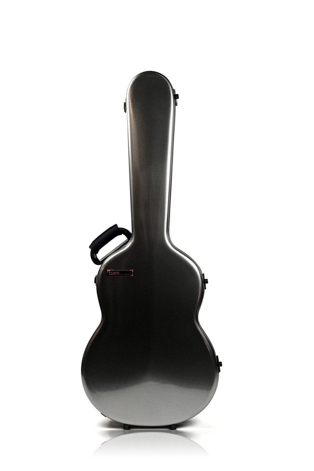 Bam italia 8002xlsc custodia hightech per chitarra classica - silver carbon