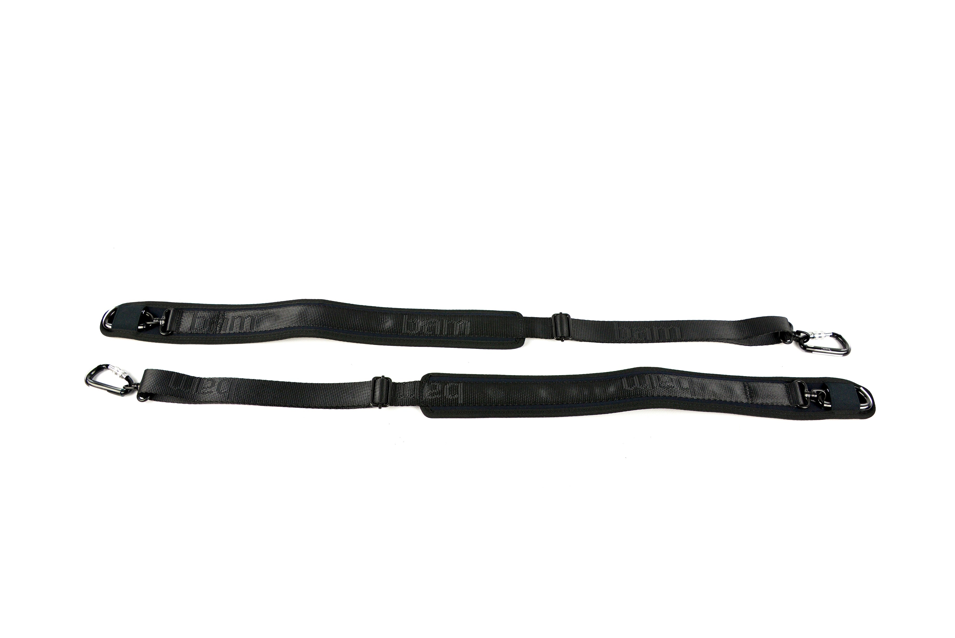 Bam italia 9002nl coppia di tracolle in neoprene per astucci hightech per violoncello - black