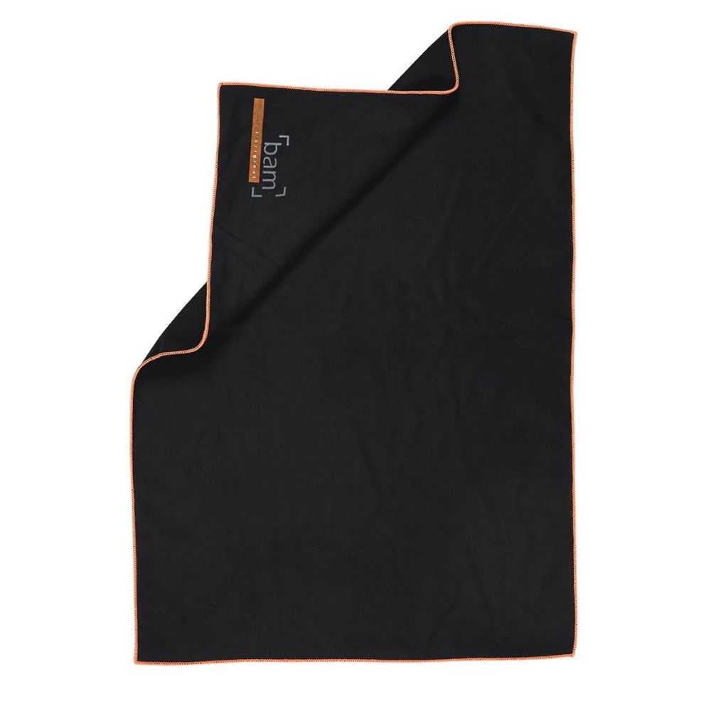 Bam italia Cc-0002 panno di pulizia in microfibra taglia l 60x40 - black