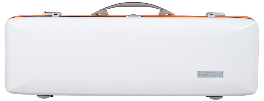 Bam italia Ice2018xlwo custodia hightech ice supreme oblong per violino - white - orange version