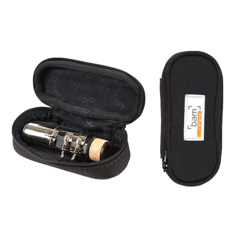 Bam italia Mp-0032 pocket imboccatura per clarinetto basso, sax baritono e sax basso - l - black