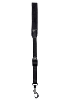 Bam italia St-0023 tracolla imbottita per strumenti a fiato - gancio in plastica - noir