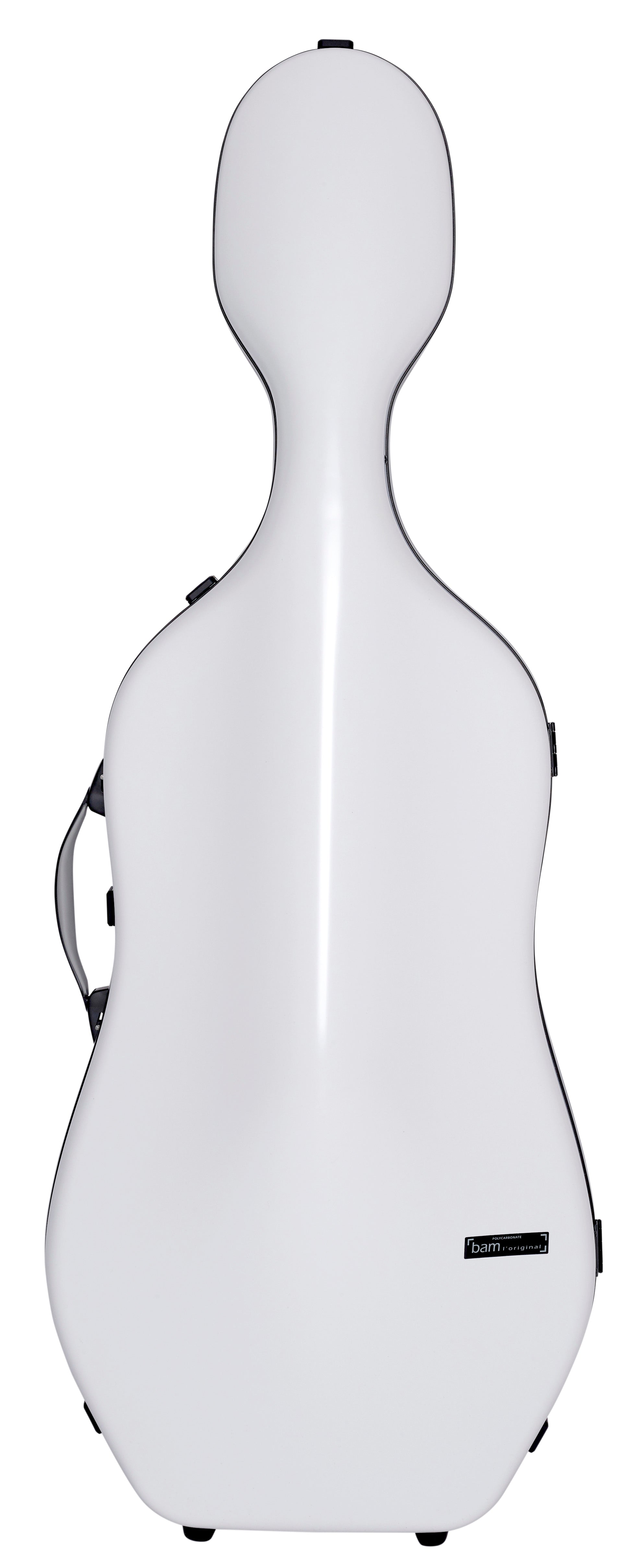 Bam italia Sup1005xlwn custodia hightech supreme ice in policarbonato per violoncello - white - black version