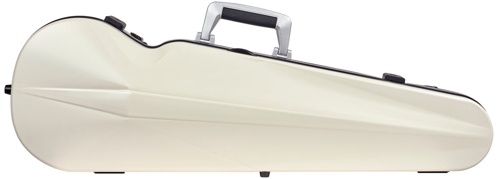Bam italia Sup2002xlwn custodia hightech supreme ice contoured in policarbonato per violino - white - black version