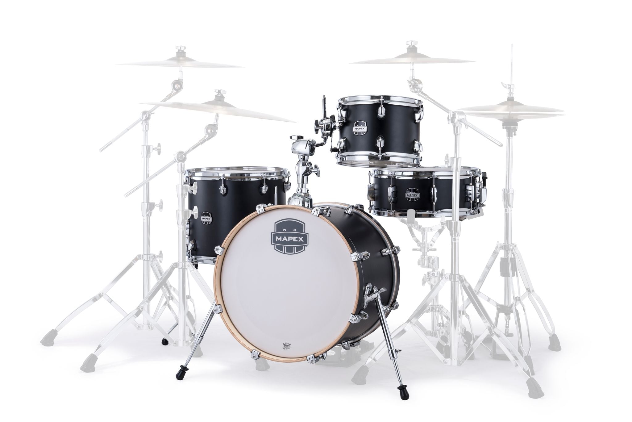 Mapex it Mm486skd Mars Maple Be Bop 4-piece Matte Black