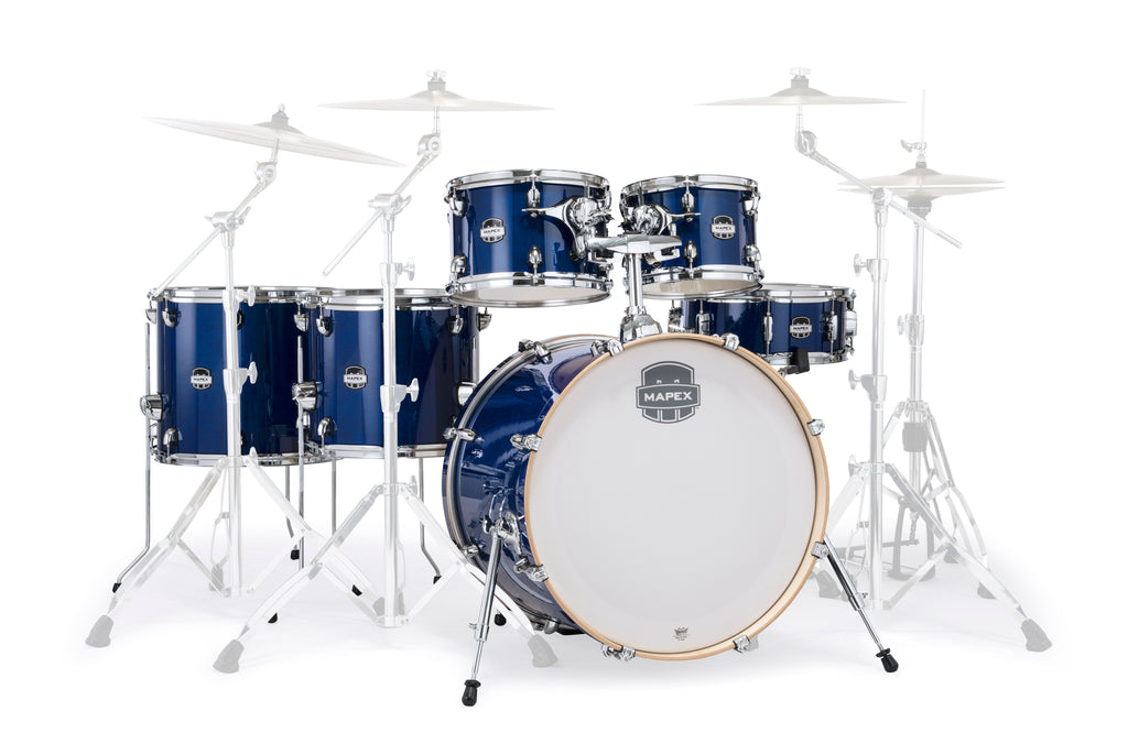 Mapex it Mm628sfuod mars maple studioease 6 pezzi midnight blue