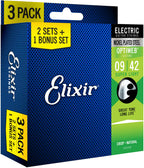 Elixir 3x2 pack 16550 electr nickel plated steel optiweb