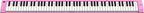 Carry on Carry-on-fp88-pk - key folding piano - rosa