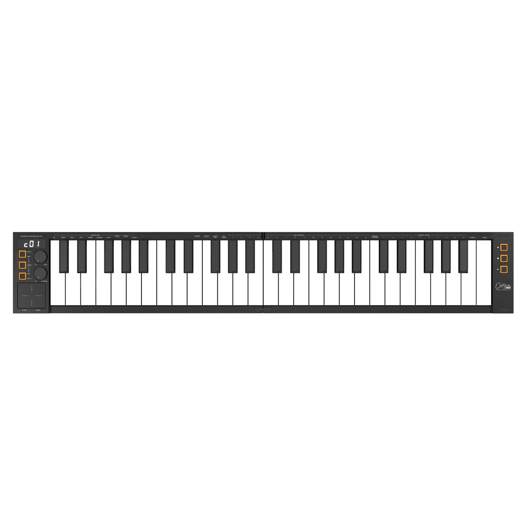 Carry on Carry-on-fc49 - folding midi controller