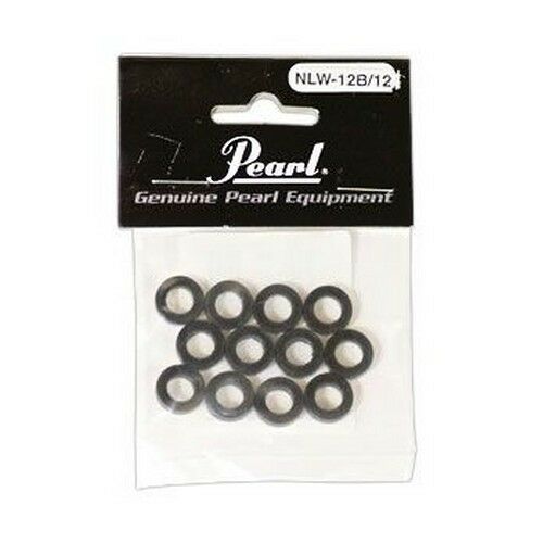 Pearl NLW-12B/12 Nylon Washer Confezione 12 Rondelle Nylon Nere