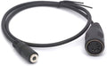 Quik Lok Cavo Adattatore Mini Jack TRS 3.5 e Midi DIN 5 Poli Femmina