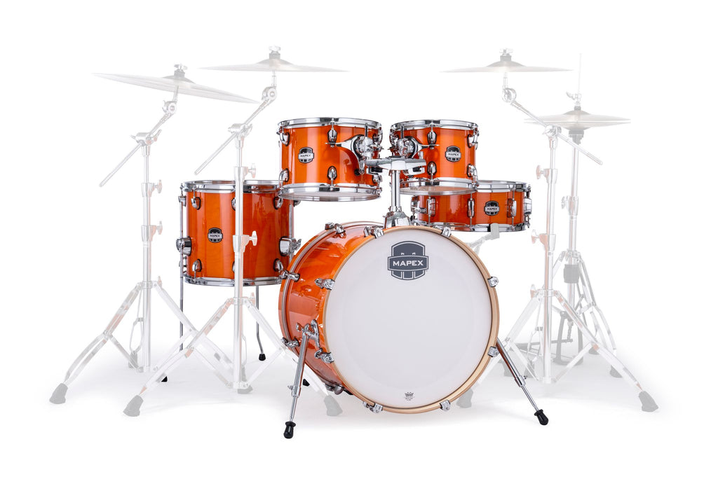 Mapex it Mm504sfog mars maple fusion 5 pezzi glossy amber